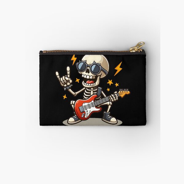 Item preview, skeleton rocker cartoon designed and sold by BlurBlurDesign.