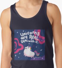 Einhörner sind REAL Tanktop für Männer