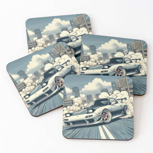 Item preview, RX-7 FD Drifting Illustration designed and sold by TitanWear.