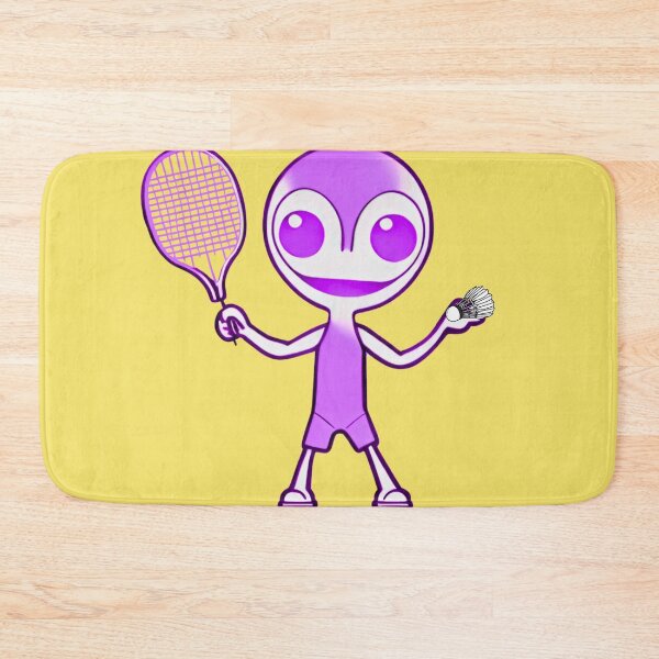 Item preview, Aliens also like to play badminton. designed and sold by Zofia Sosnecka.