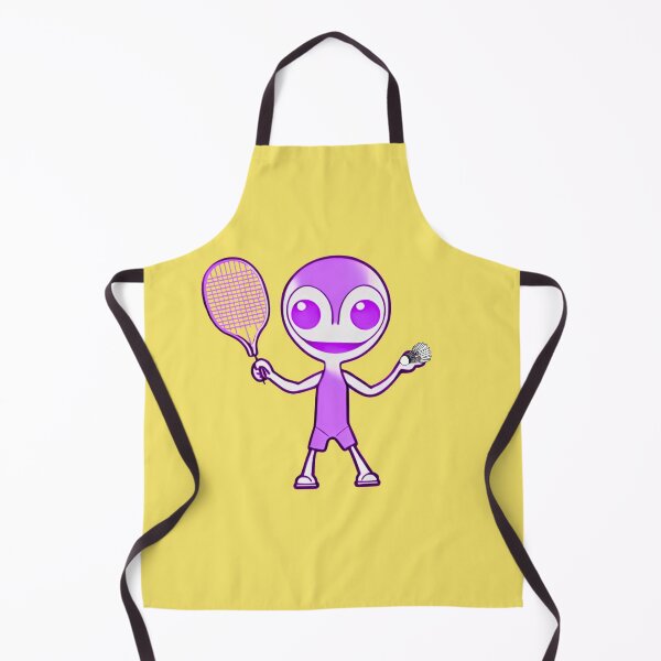 Item preview, Aliens also like to play badminton. designed and sold by Zofia Sosnecka.