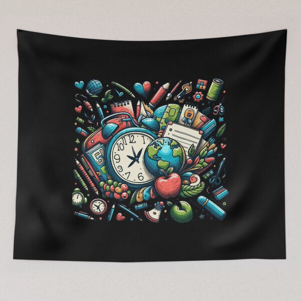 Item preview, "Educational Essentials - Time for Learning Illustration" designed and sold by ChromaticBlend.