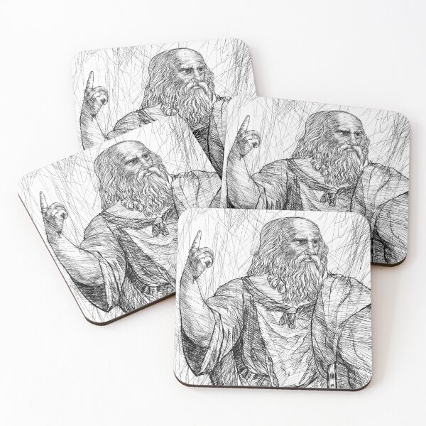 Item preview, PLATO ink portrait designed and sold by lautir.