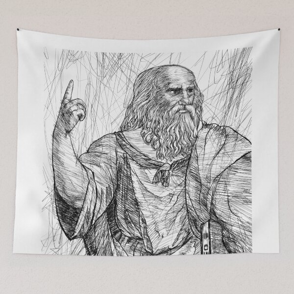 Item preview, PLATO ink portrait designed and sold by lautir.
