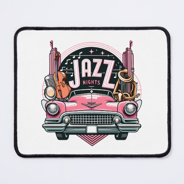 Item preview, Pink cadillac jazz nights designed and sold by CogniCraft.