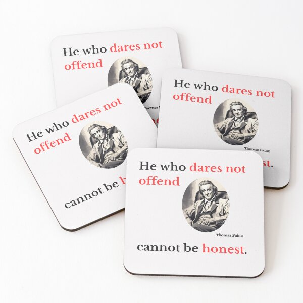 Item preview, Thomas Paine - Honesty - Historical quotes designed and sold by Rtim1230.
