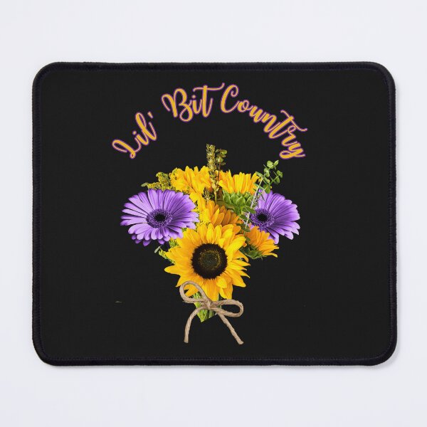Item preview, Sunflower Serenity: 'Lil' Bit Country' Wildflower Bouquet Tee designed and sold by DarlingsTees.