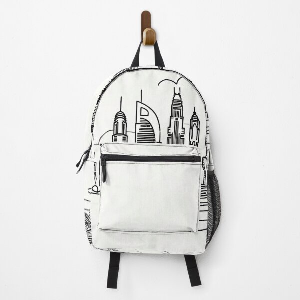 Item preview, Dubai skyline, Single Line Drawing designed and sold by ArtfulMiller.