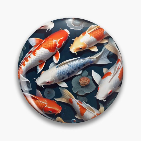 Item preview, Colorful Japanese Koi Fish Pattern designed and sold by TheArtOfPat.