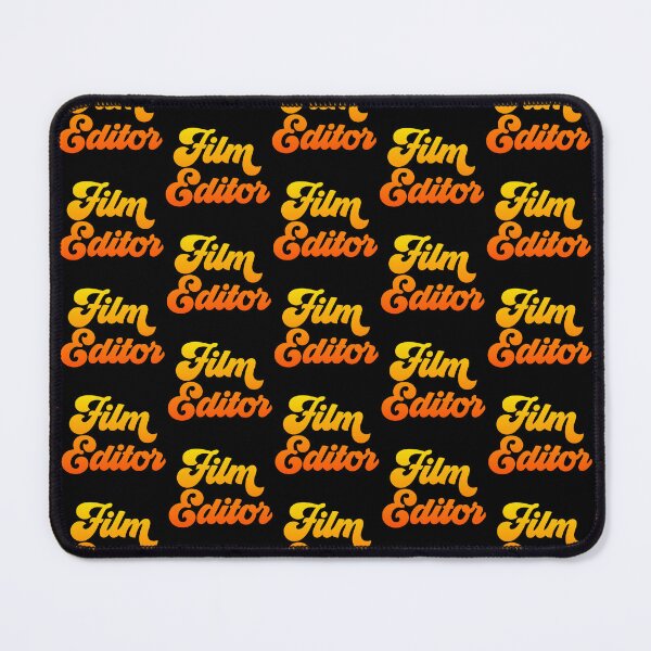 Aperçu de l'œuvre Groovy Film Editor - Dégradé Orange Feu créée et vendue par NermilioDesigns.