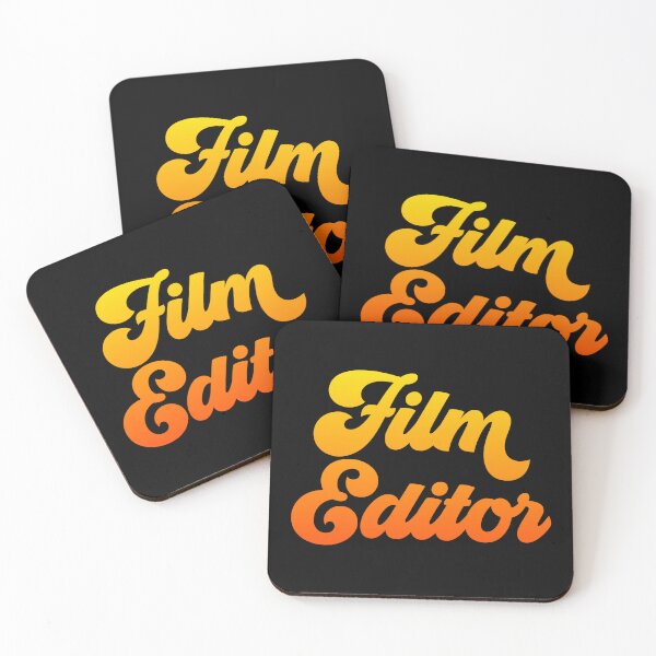 Artikelvorschau, Grooviger Filmeditor – Feuerorangefarbener Farbverlauf entworfen und verkauft von NermilioDesigns.