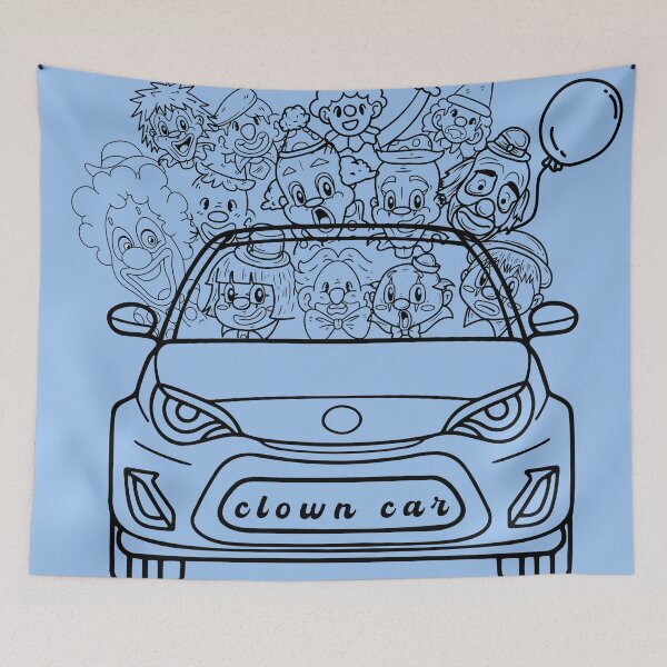Item preview, Clown Car - Circus Clowns, Circus Clown, Funny Clowns designed and sold by abeautifulife.