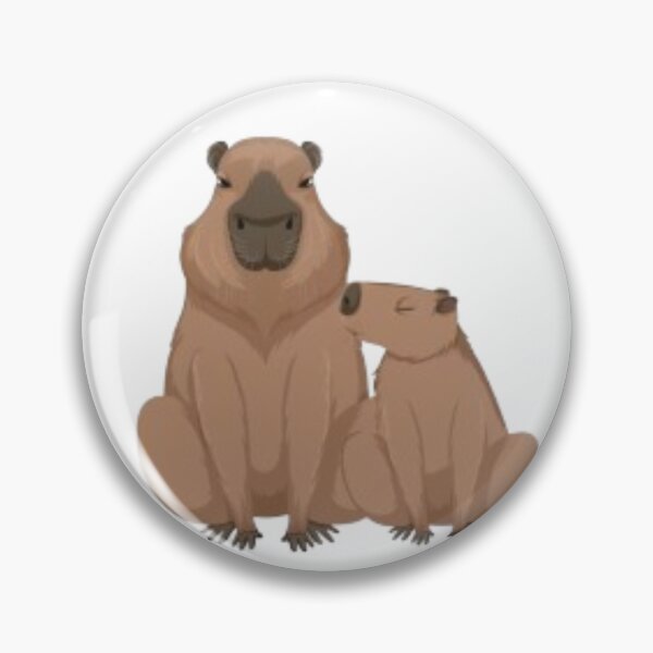 Item preview, Capybara Sticker Pack - apibara - Chigüire - Decals - Stickers designed and sold by MoshisooPrint.