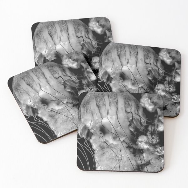 Item preview, Jellyfish  - Black and White designed and sold by David  Blair Studios.