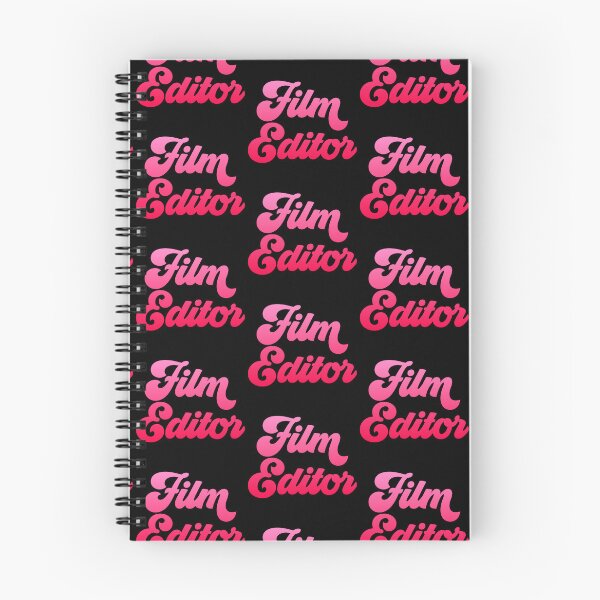 Aperçu de l'œuvre Groovy Film Editor - Dégradé rose vif créée et vendue par NermilioDesigns.