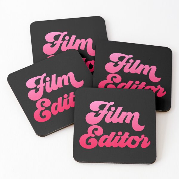 Artikelvorschau, Grooviger Filmeditor – Pinkfarbener Farbverlauf entworfen und verkauft von NermilioDesigns.