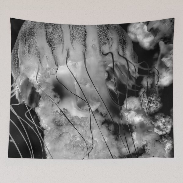 Item preview, Jellyfish  - Black and White designed and sold by David  Blair Studios.