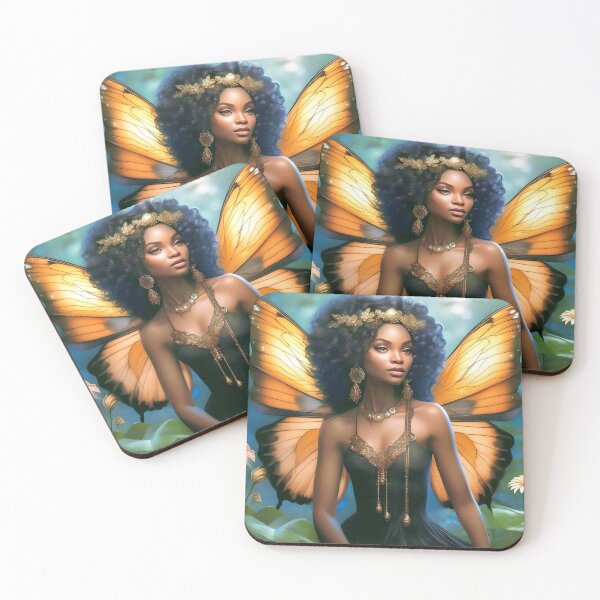 Item preview, Beautiful Dark Skin Fairy designed and sold by JoyPhotoArt.