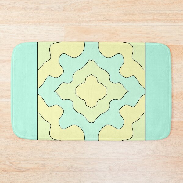 Item preview, pattern turquoise green tones designed and sold by azet-art.