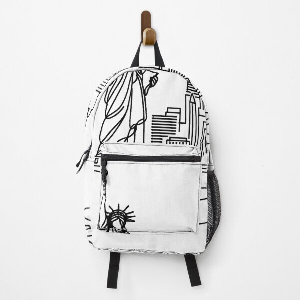 Item preview, New York City skyline, Single Line Drawing designed and sold by ArtfulMiller.