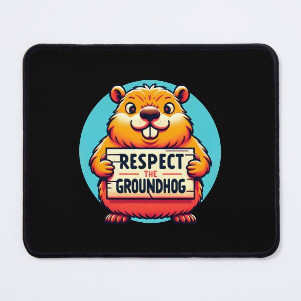 Item preview, Respect the Groundhog - Celebrate Whimsy and Wildlife! designed and sold by GoldenPattern.