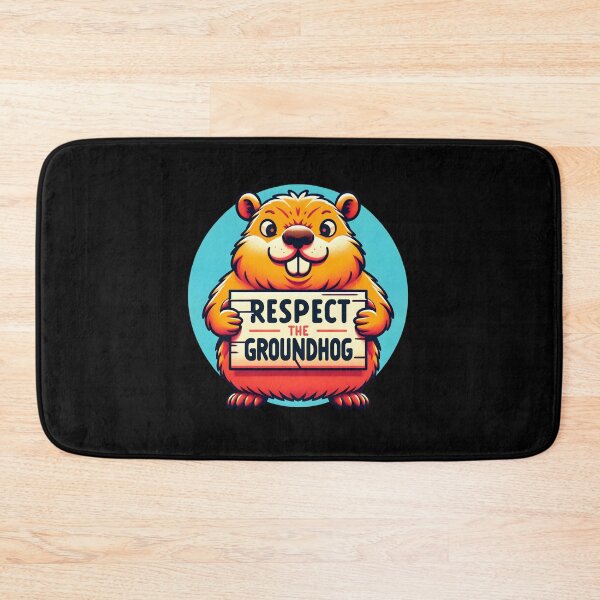 Item preview, Respect the Groundhog - Celebrate Whimsy and Wildlife! designed and sold by GoldenPattern.