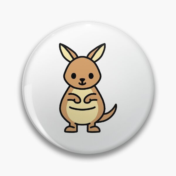 Item preview, Cute Little Kangaroo Sticker Design designed and sold by AkaReddie94.