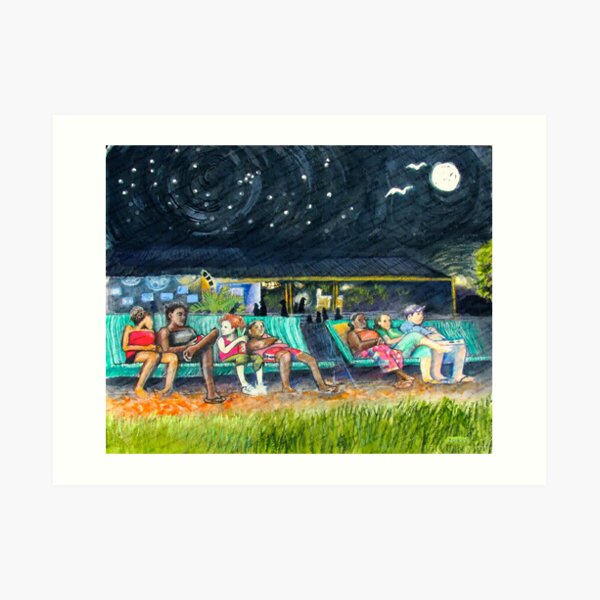 The Front Row Art Print