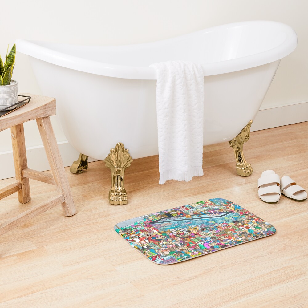 Item preview, Bath Mat designed and sold by MrChuckles.
