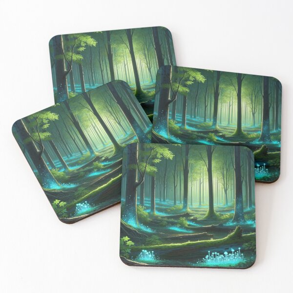 Item preview, glowing forest designed and sold by ArtFlow1.