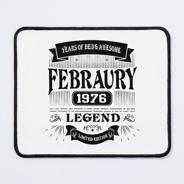 Item preview, Legend Were Born in February 1976 Limited Edition, Birthday Gift, Perfectly Aged years of Being Awesome Vintage 48th Birthday designed and sold by DjenShop.