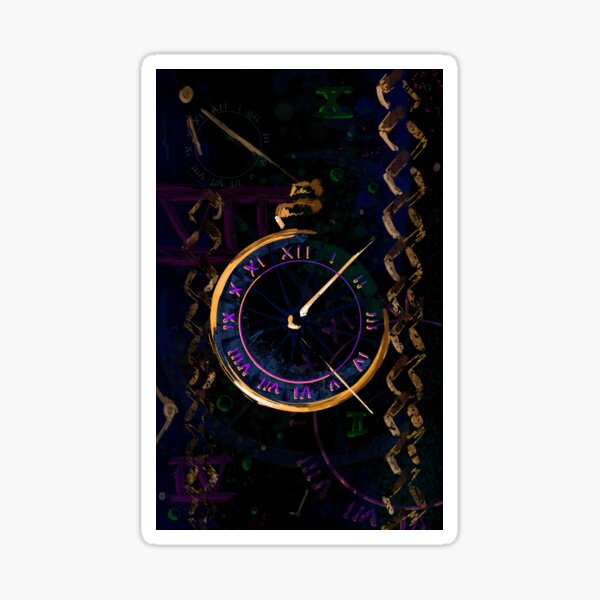 Time Is Not All It Seems Sticker