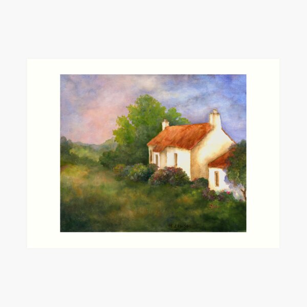 Irish Cottage Wall Art Redbubble