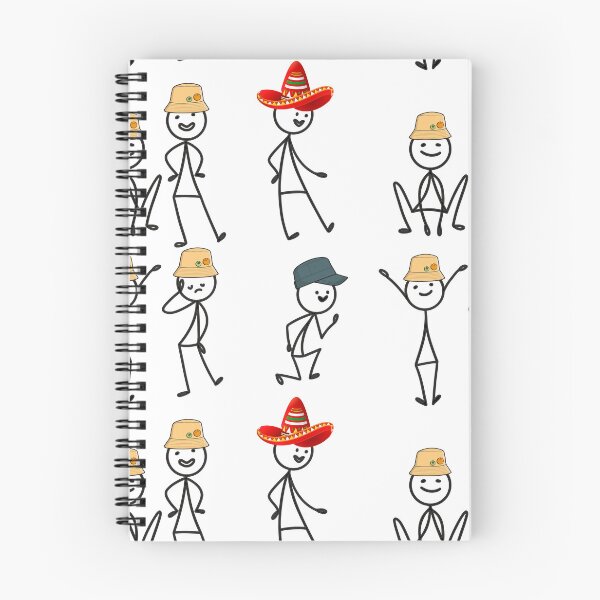 Item preview, Group of minimalist figures with hats. designed and sold by GraphicStyleX.
