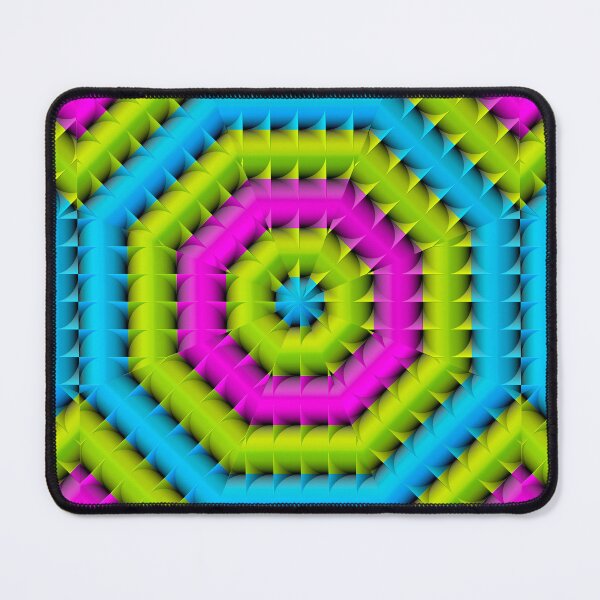Item preview, 3D Pink Yellow and Blue Pipe System Octagon designed and sold by TheRulerofEarth.