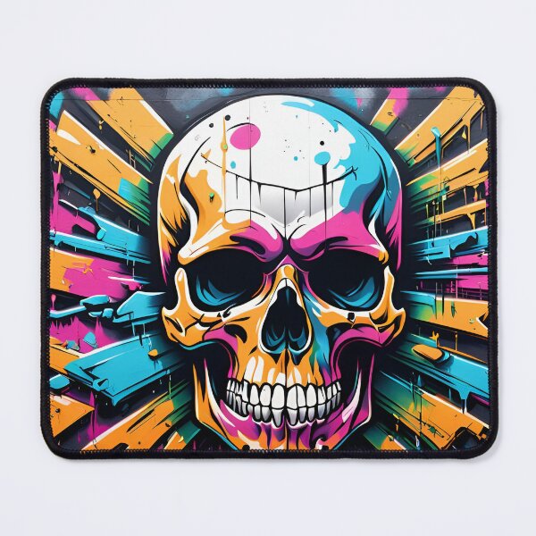 Item preview, Colorful Graffiti Skull designed and sold by DisneyKrayzie.
