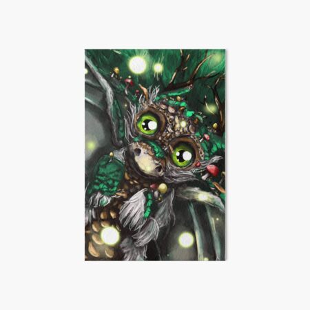 A Little Mushroom Dragon Art Board Print