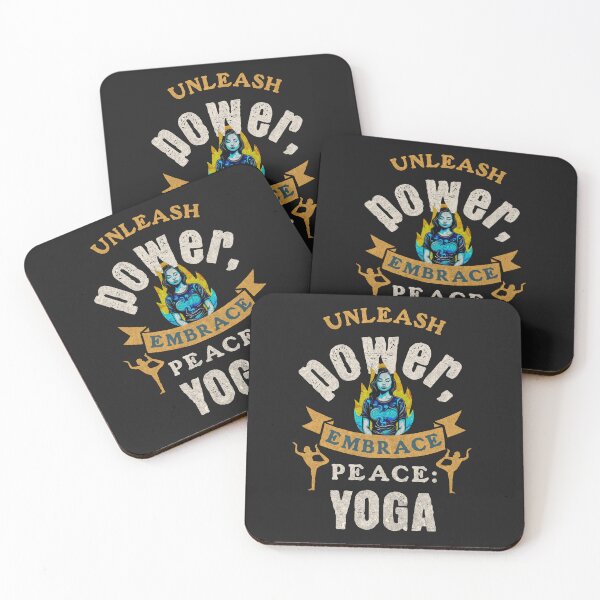 Item preview, Unleash Power, Embrace Peace: Yoga designed and sold by AychtuoImages.