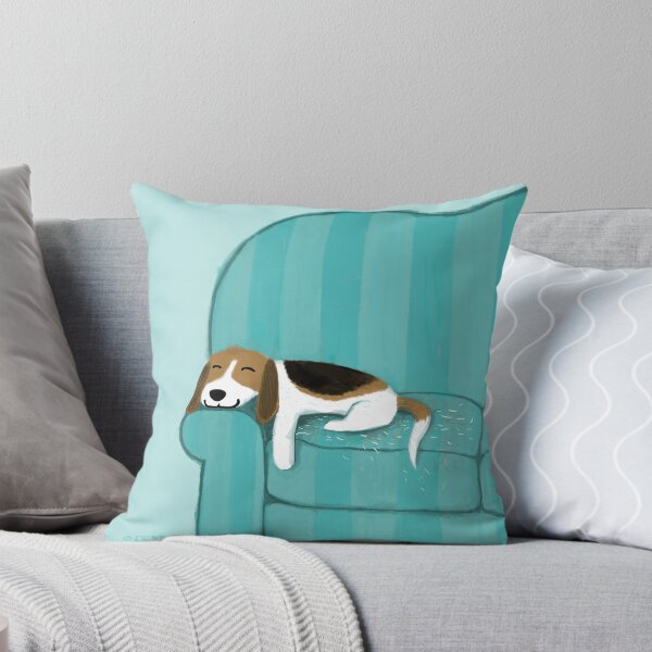 Artikel-Vorschau von Glücklicher Couchhund | Süßer Beagle, designt und verkauft von Jenn Inashvili.