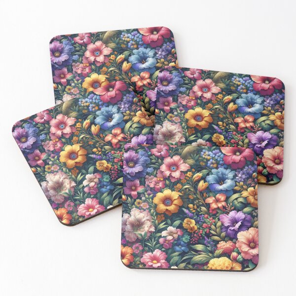 Item preview, Elegante obra de arte de fondo floral: diseño inspirado en la naturaleza designed and sold by ThreadofHonor.
