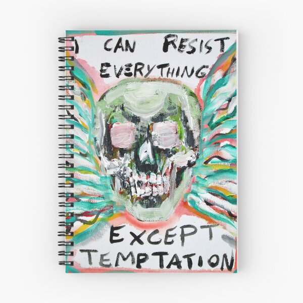 Item preview, SKULL quoting OSCAR WILDE .3 designed and sold by lautir.