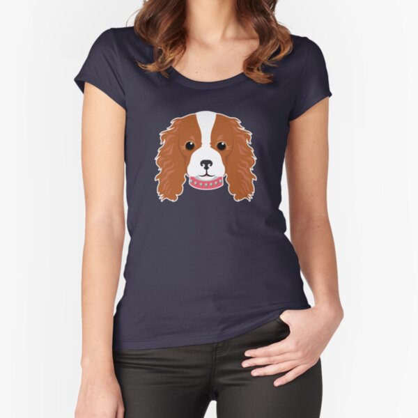 Cavalier King Charles Spaniel Fitted Scoop T-Shirt