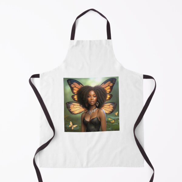 Item preview, Beautiful Black Woman and Butterflies designed and sold by JoyPhotoArt.