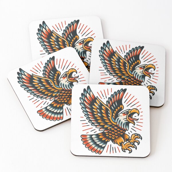 Item preview, Vintage Screaming Eagle Flash Tattoo Art Design designed and sold by BrianSaysDesign.