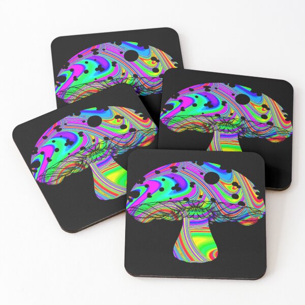 Item preview, BRIGHT TRIPPY MUSHROOM designed and sold by SavvyAbiArt.