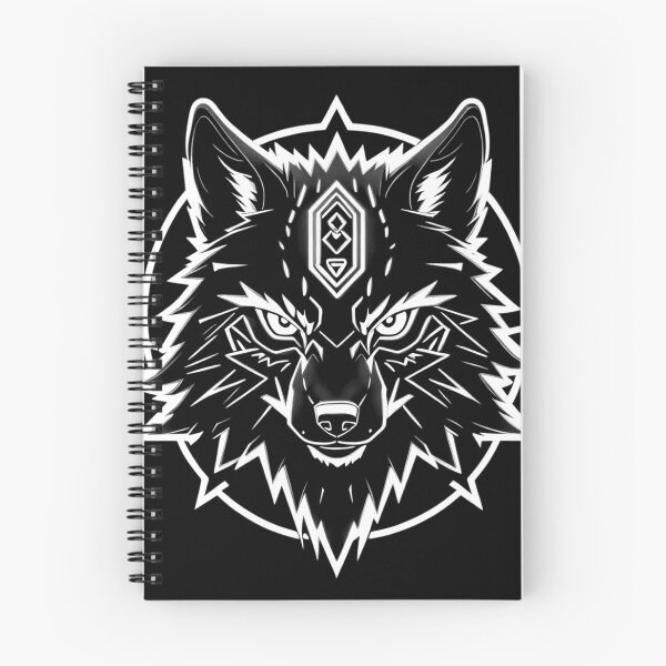 Item preview, Black And White Wolf designed and sold by Gabriela McDaniel.