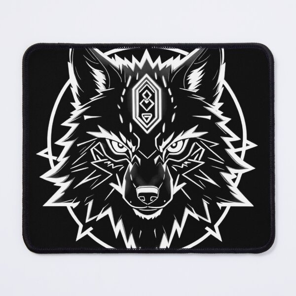 Item preview, Black And White Wolf designed and sold by Gabriela McDaniel.