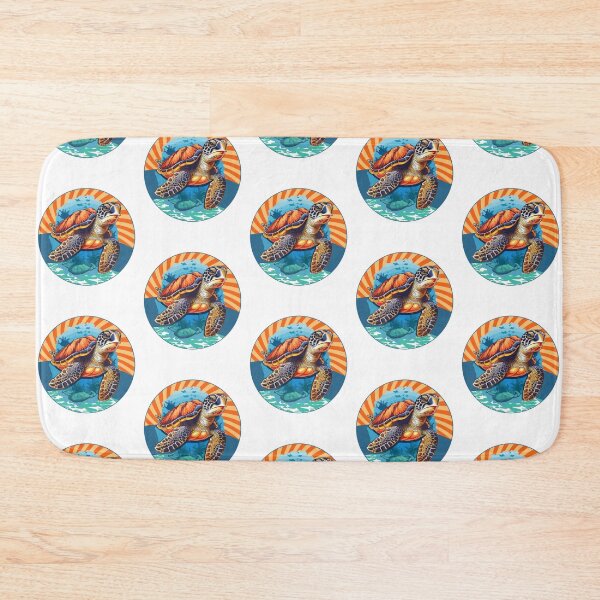 Item preview, Sea Turtle Colorful Seaturtle Sunset designed and sold by gillys.
