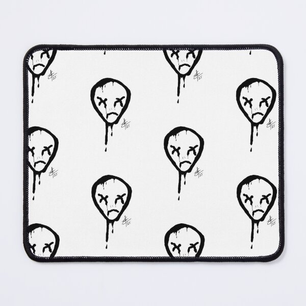 Item preview, Graphiti Alien Head in Black Ink designed and sold by eXo-Designs.