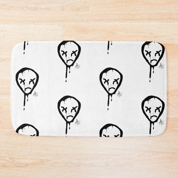 Item preview, Graphiti Alien Head in Black Ink designed and sold by eXo-Designs.